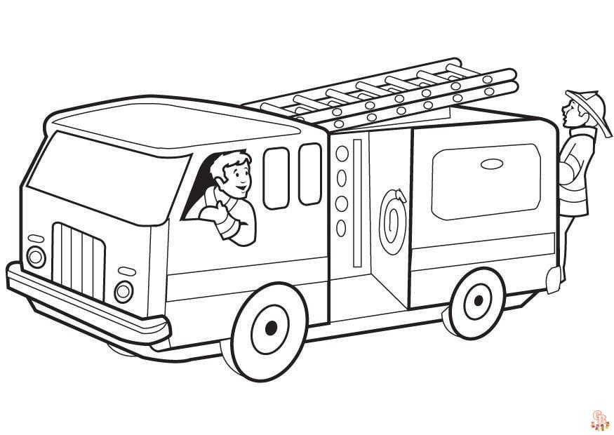 Coloriage Camions