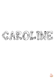 Coloriage Caroline