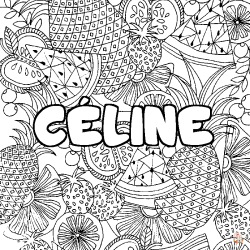Coloriage Celine
