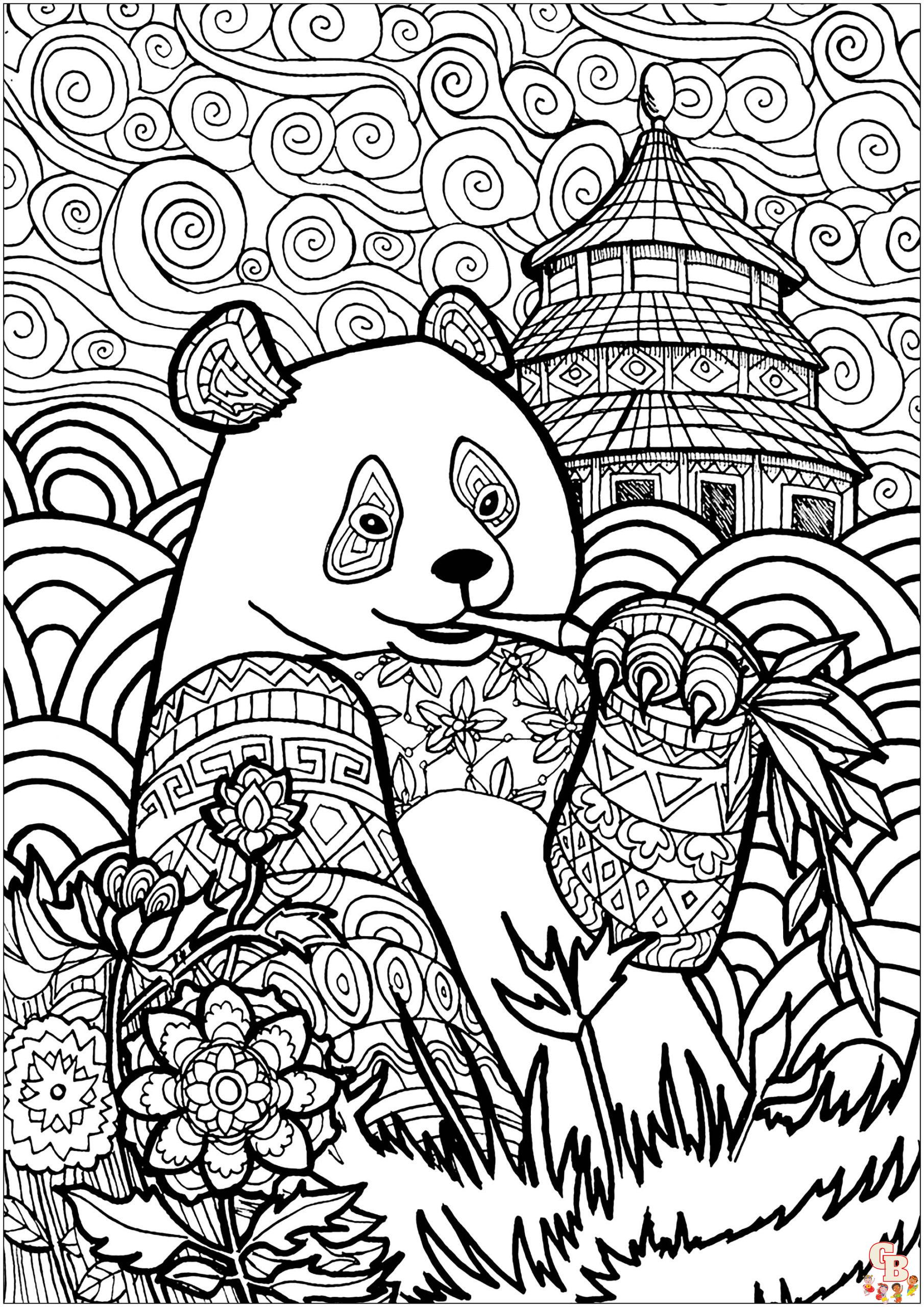 Coloriage Chine