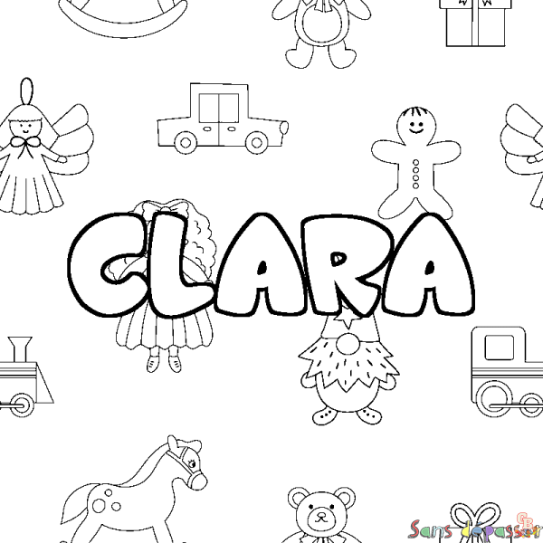 Coloriage Clara