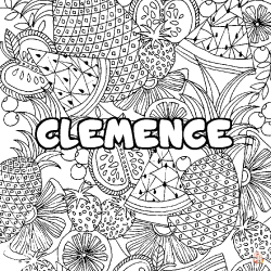 Coloriage Clemence