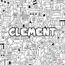 Desenho de Clemente para colorir