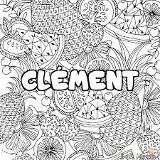 Coloriage Clement