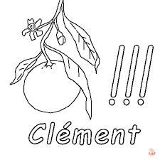 Coloriage Clement