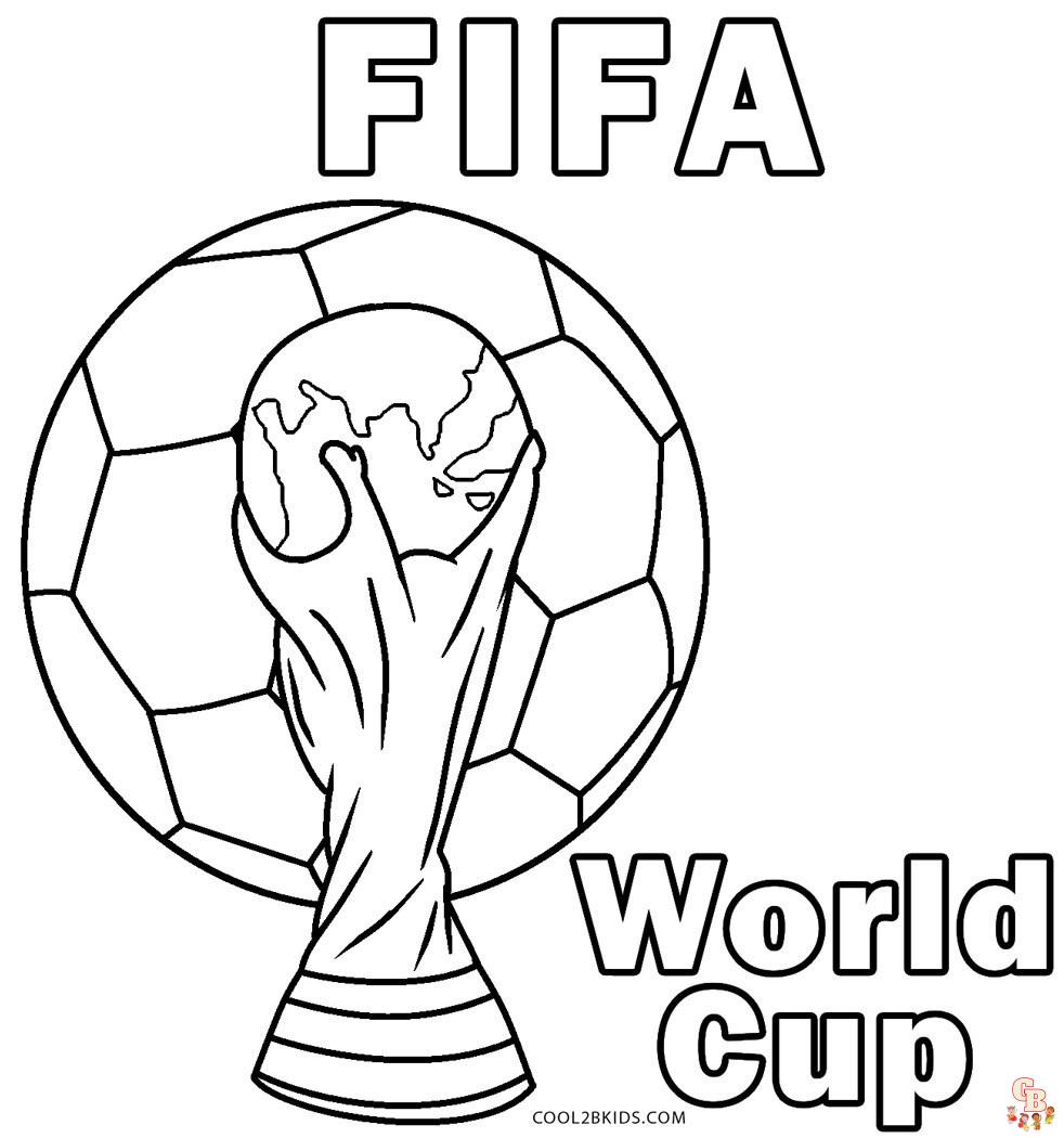 Coloriage Coupe du Monde