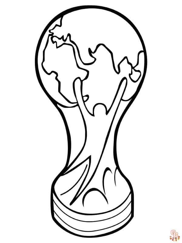 Coloriage Coupe du Monde
