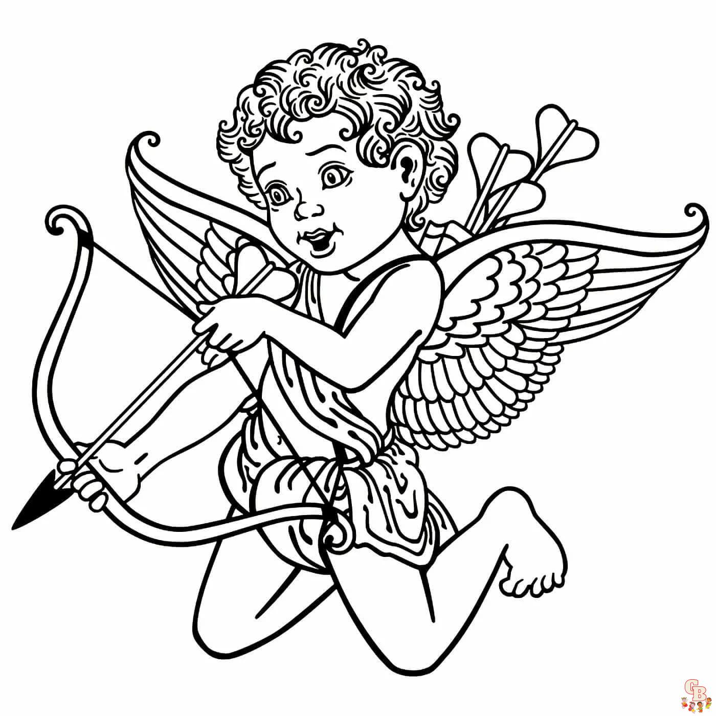 Coloriage Cupidon