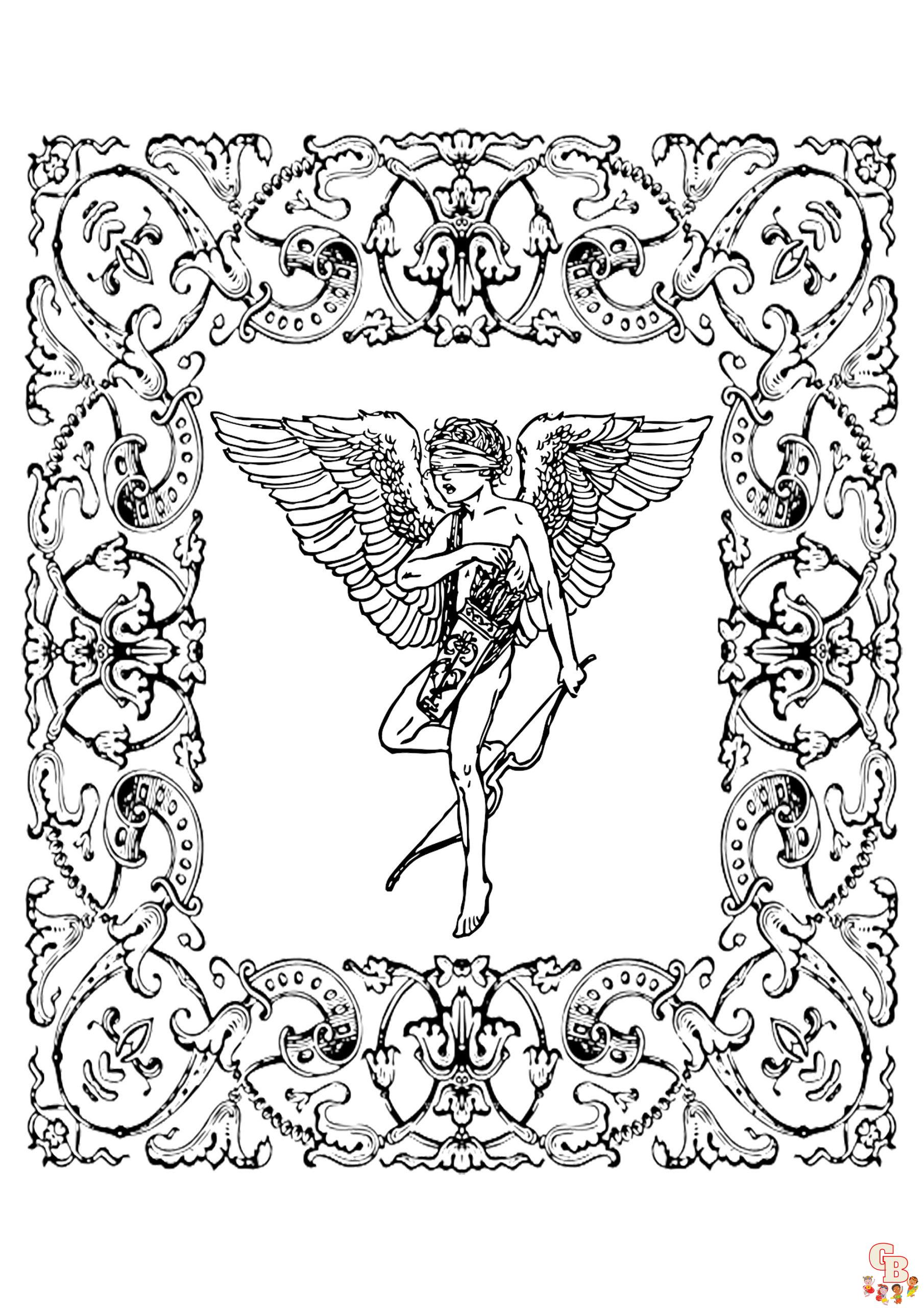 Coloriage Cupidon