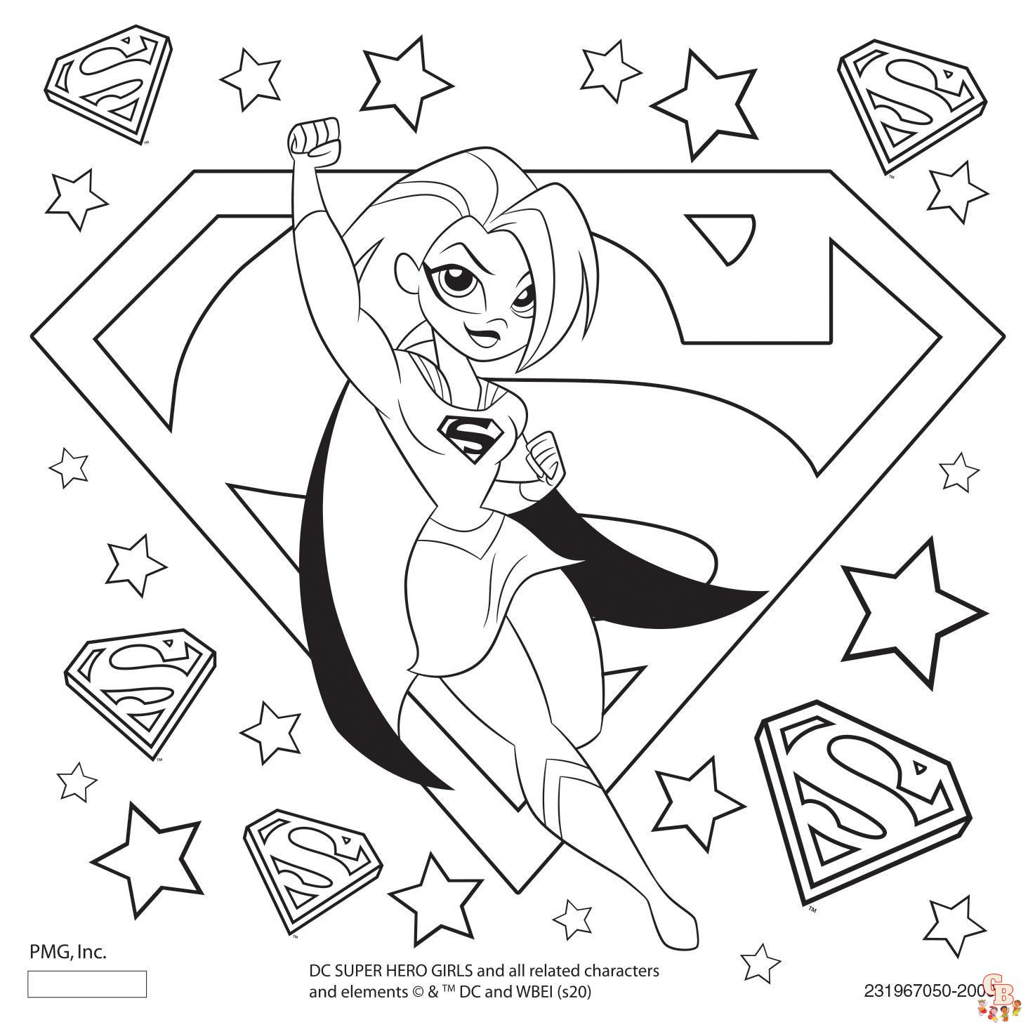 Coloriage DC Super Hero Girls