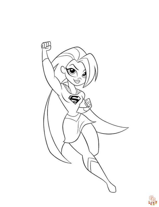 Coloriage DC Super Hero Girls