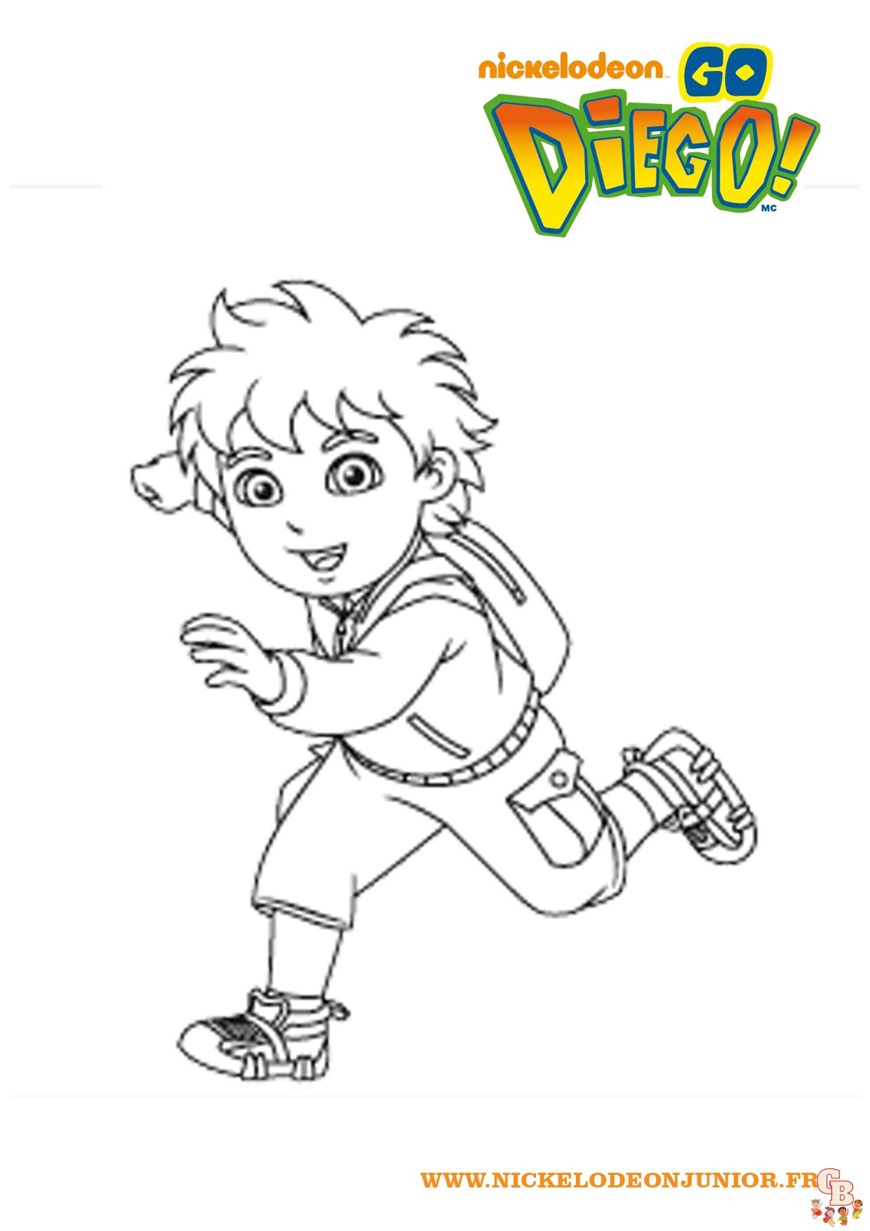 Coloriage Diego