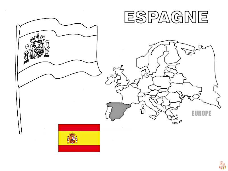 Coloriage Espagne