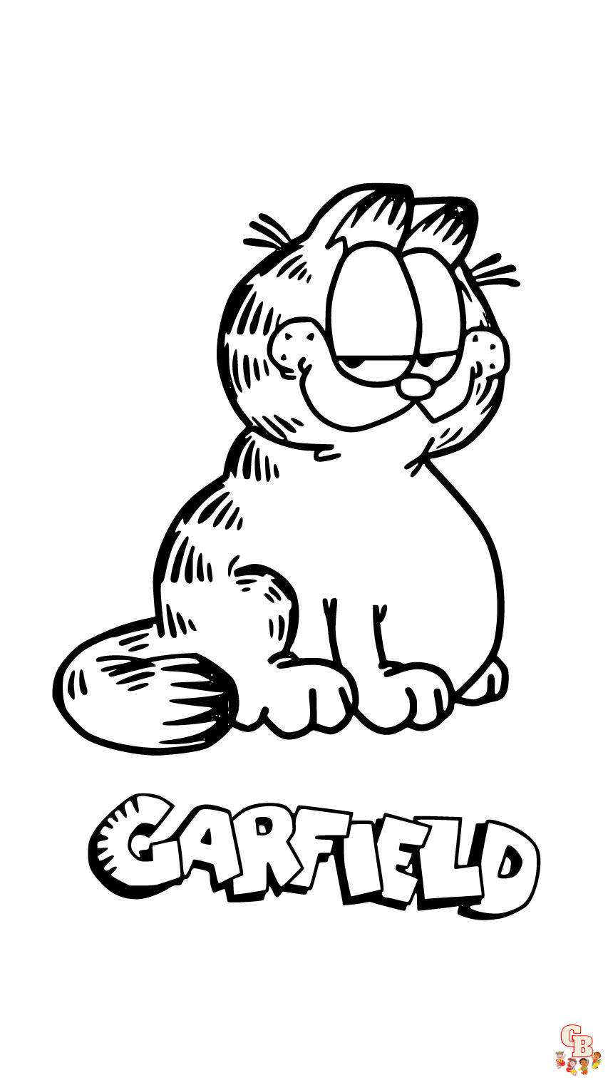 Coloriage Garfield
