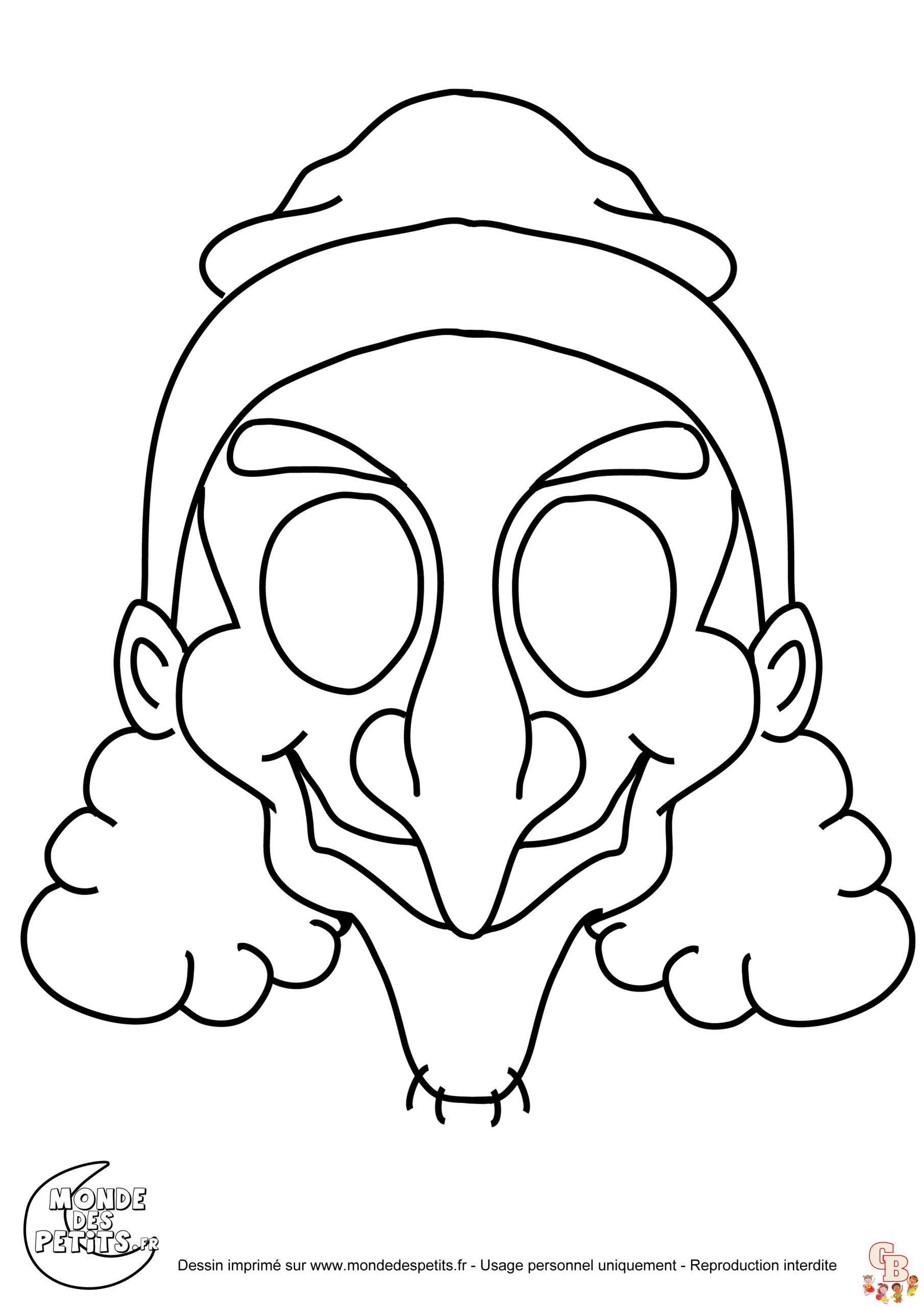 Halloween Ghost Coloring Page