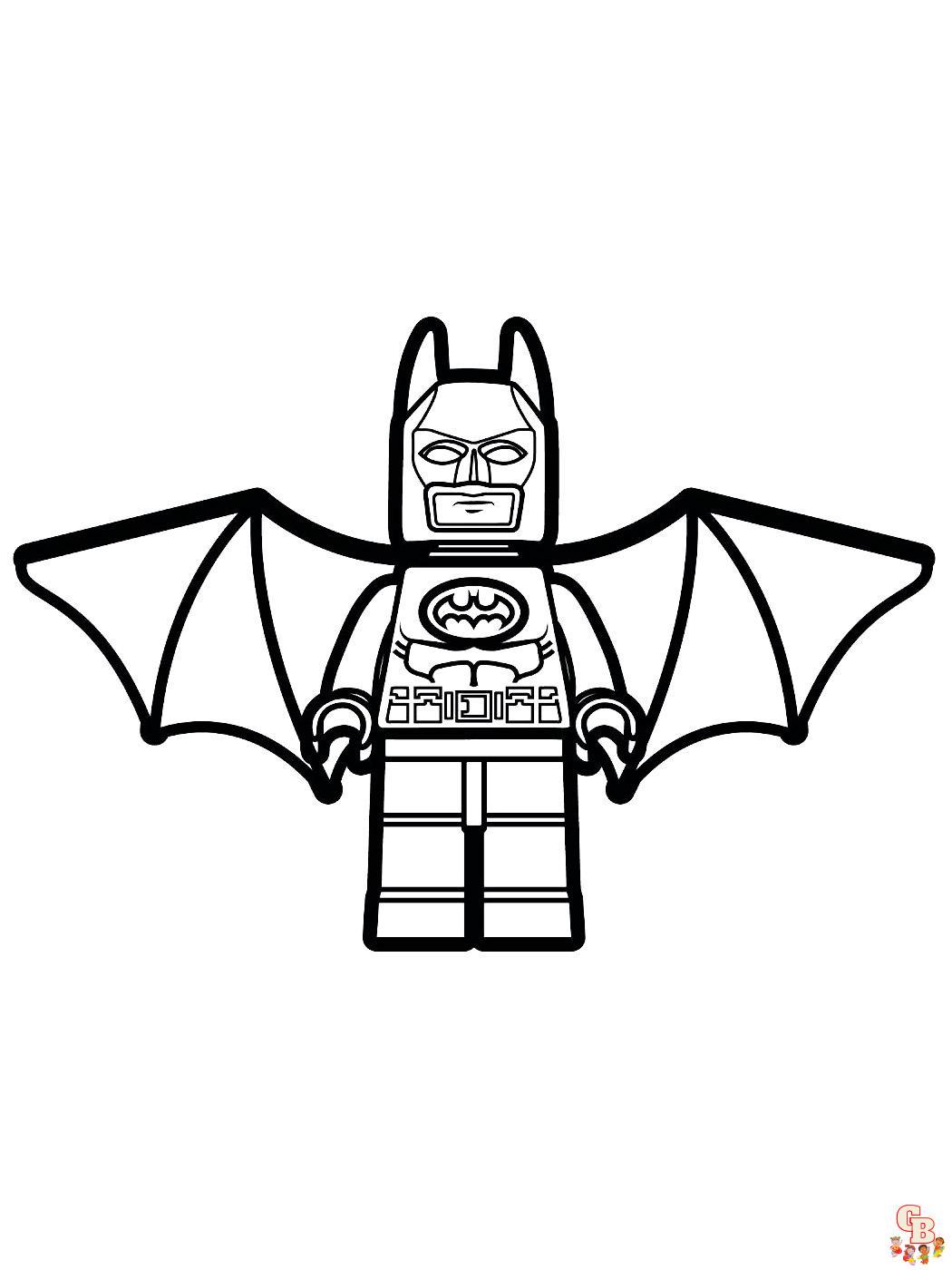 LEGO Batman-kleurplaat