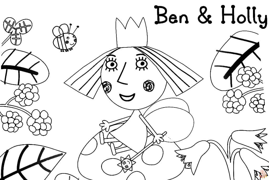 Coloriage Le Petit Royaume De Ben Et Holly