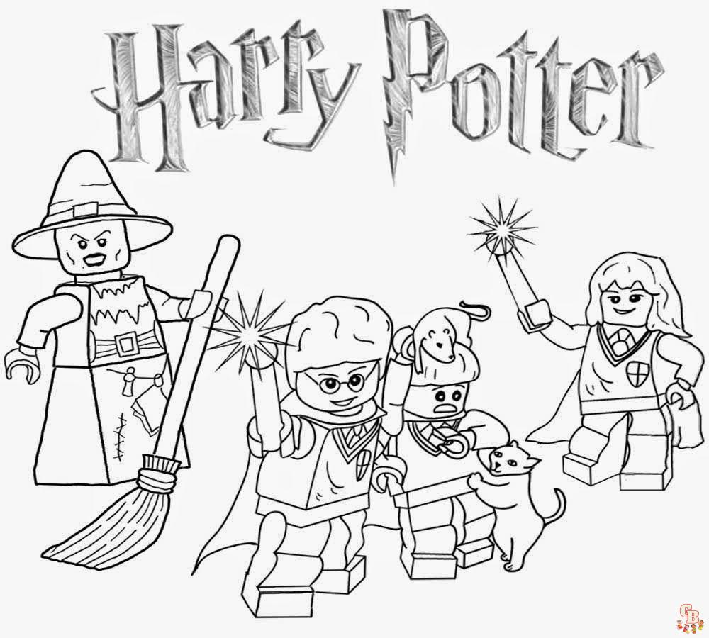 Coloriage Lego Harry Potter