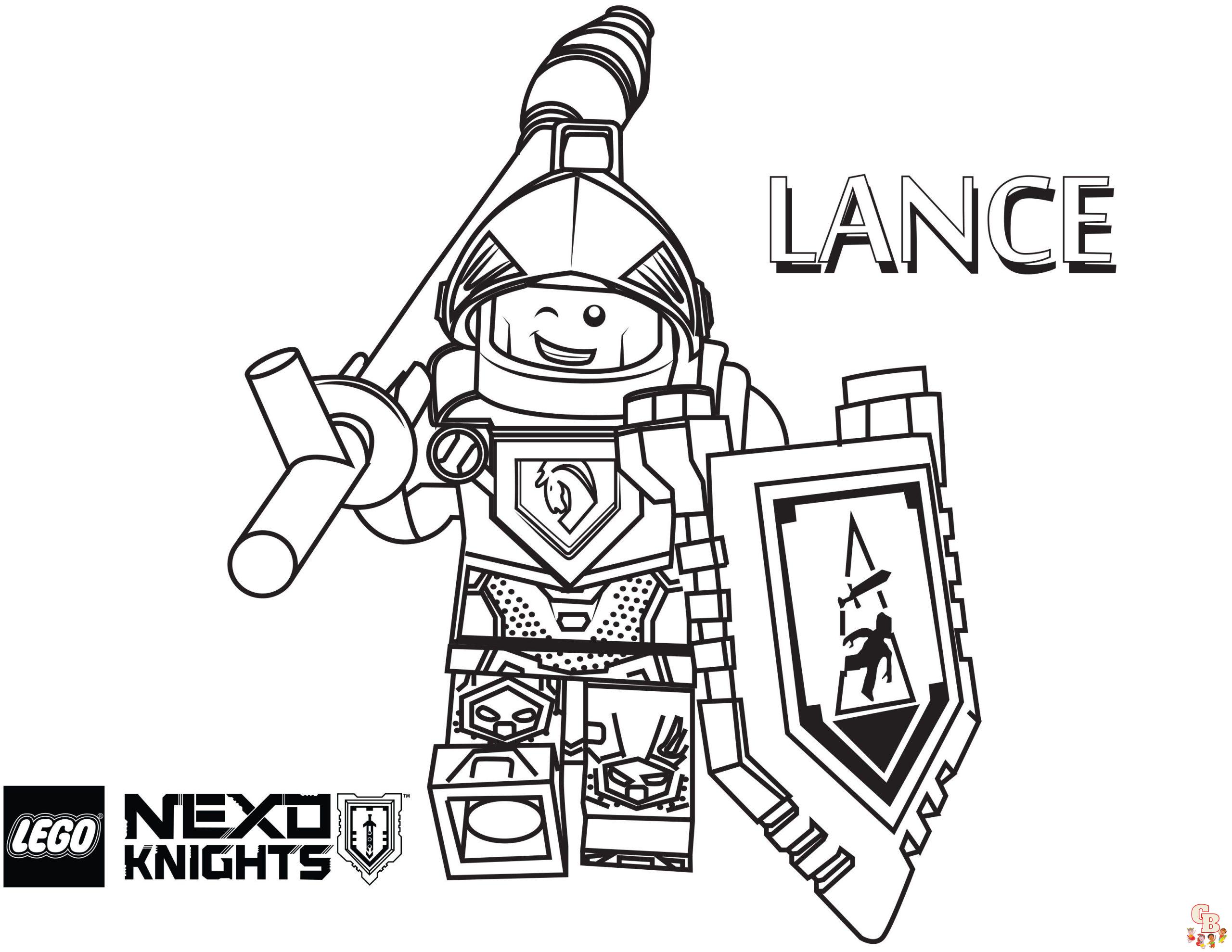 Coloriage Lego Nexo Knights