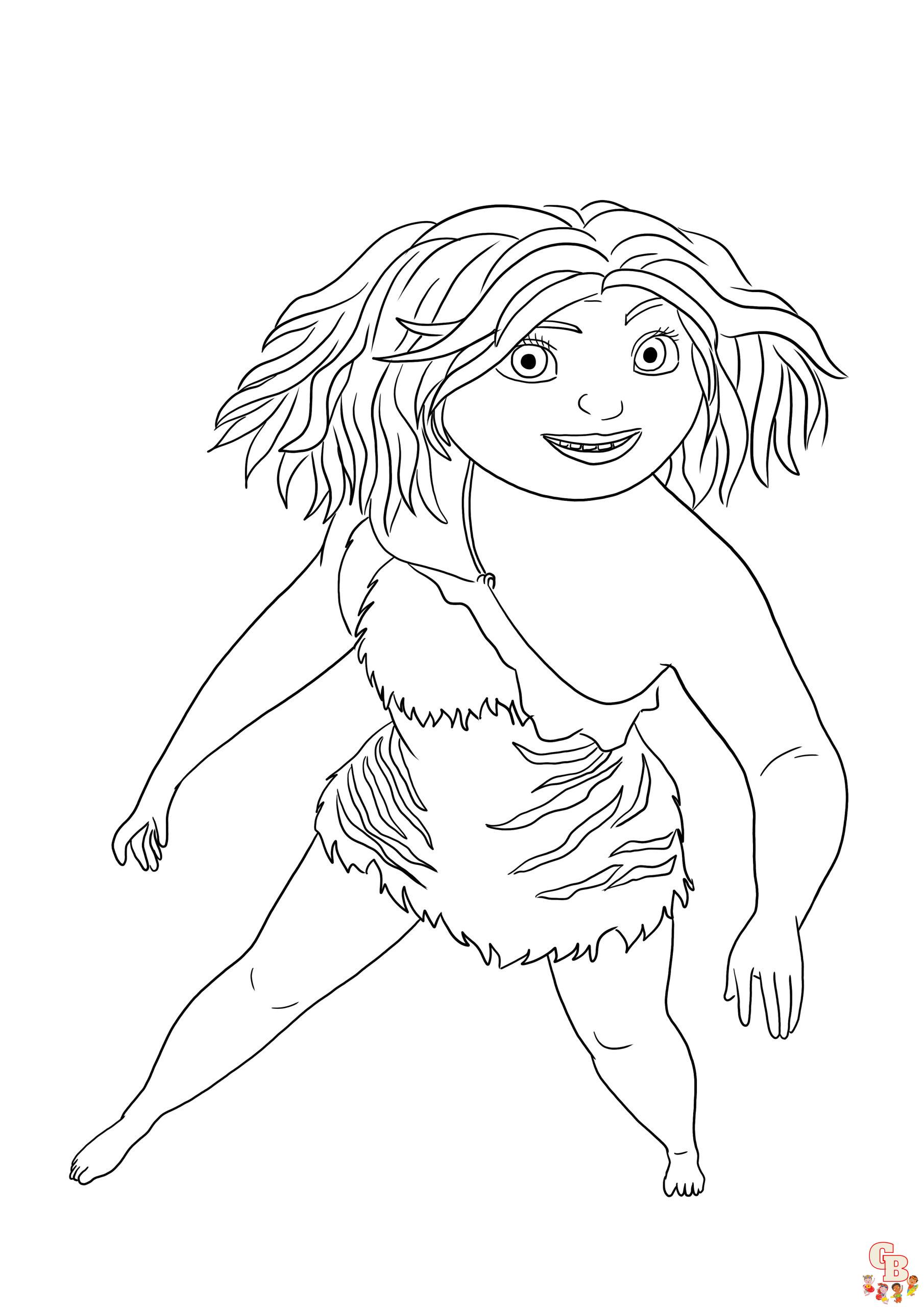 Coloring The Croods