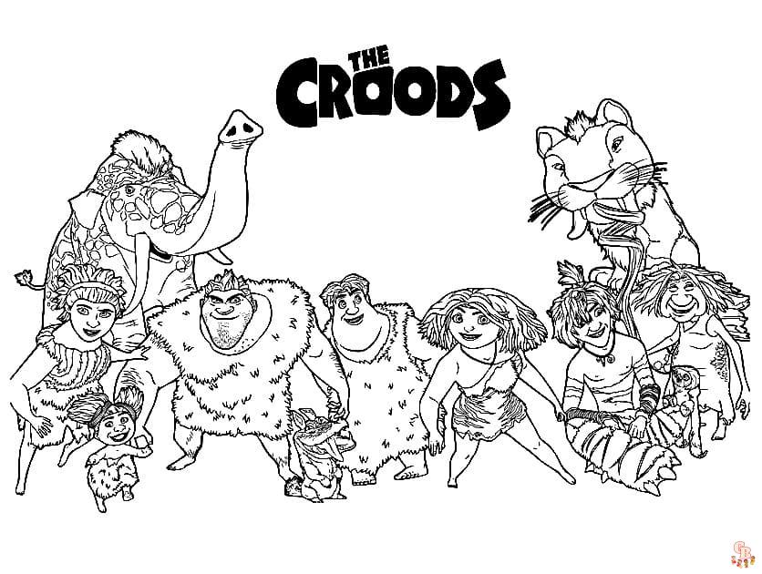 Coloring The Croods