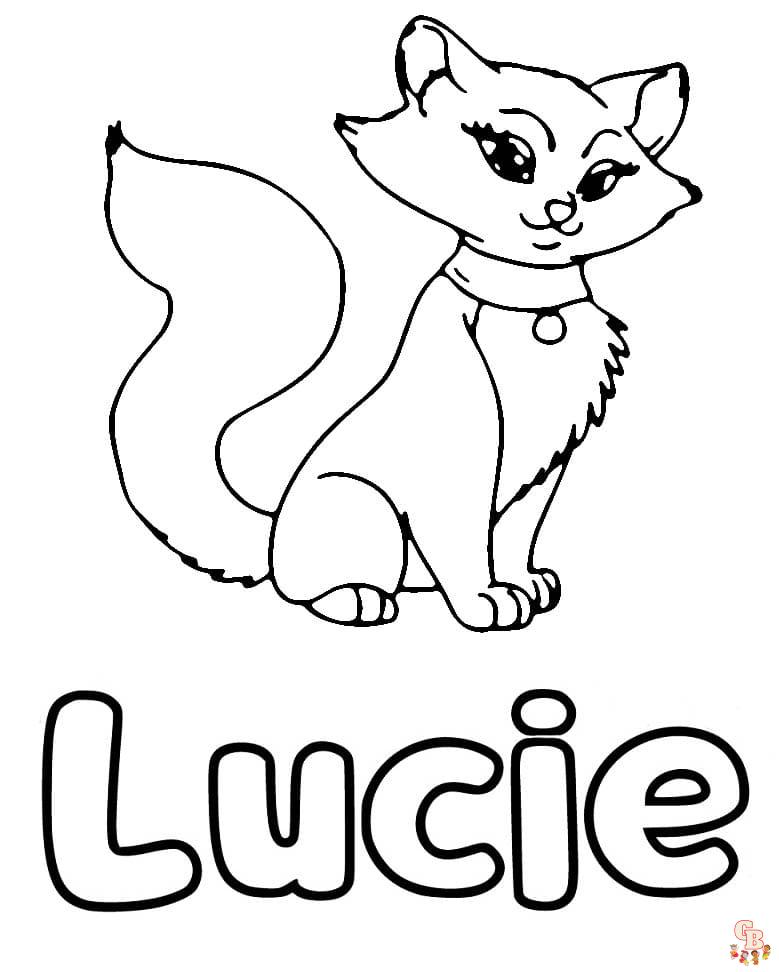 Coloriage Lucie