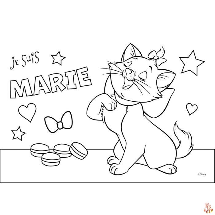 Coloriage Marie