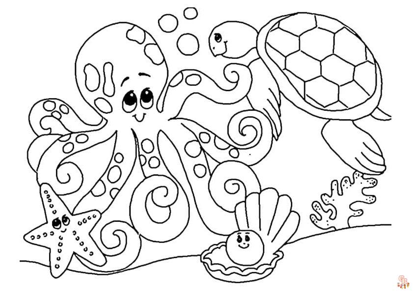 Coloriage Mer