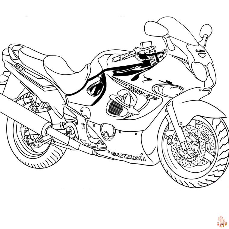 Coloriage Motocross