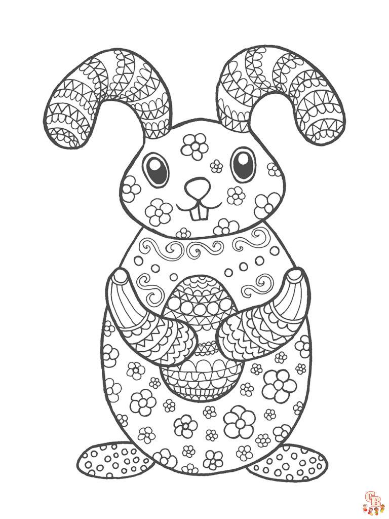 Coloriage Paques Adulte