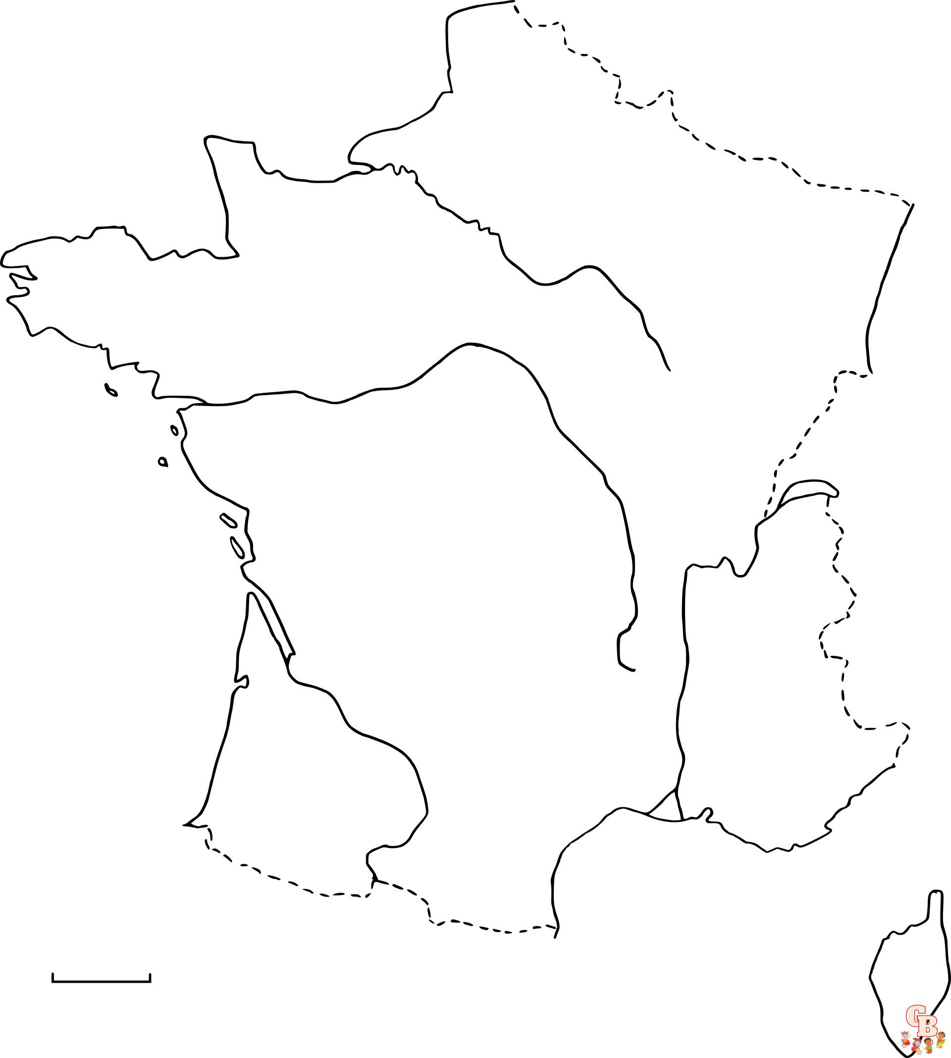 Coloriage Regions de France