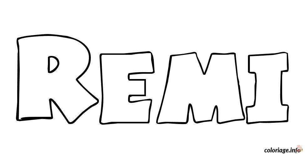Coloriage Remi