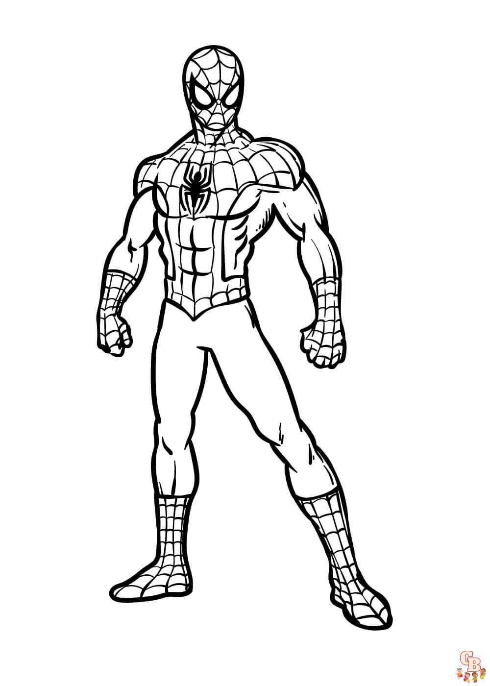 Coloriage Spider man