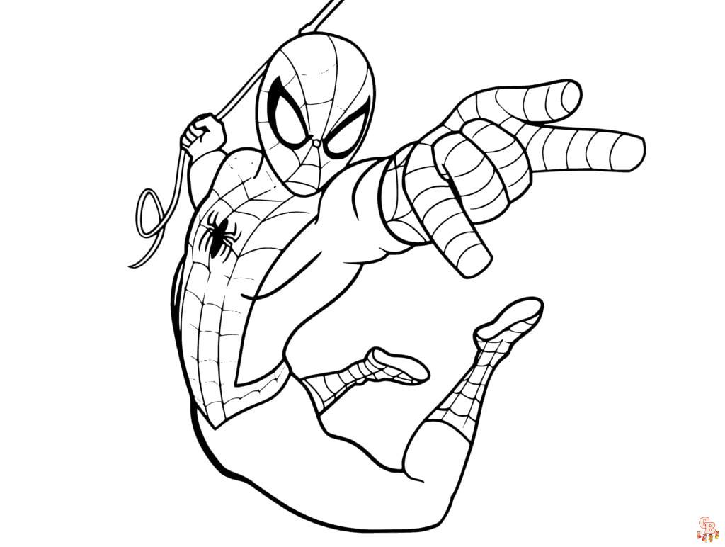 Coloriage Spider man