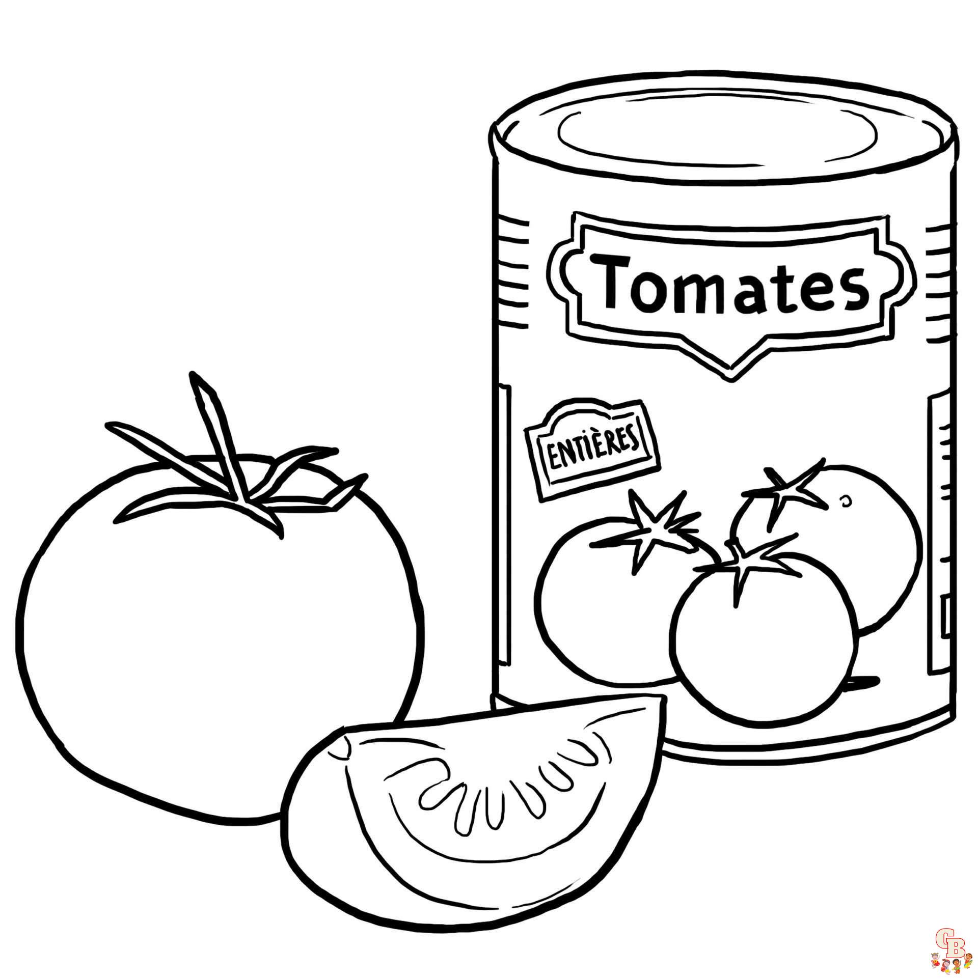 Coloriage Tomate