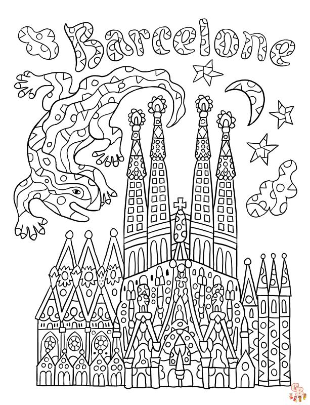 City coloring page