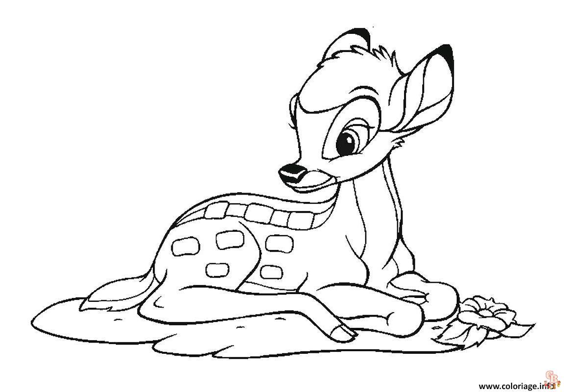 Easy fawn coloring at rest