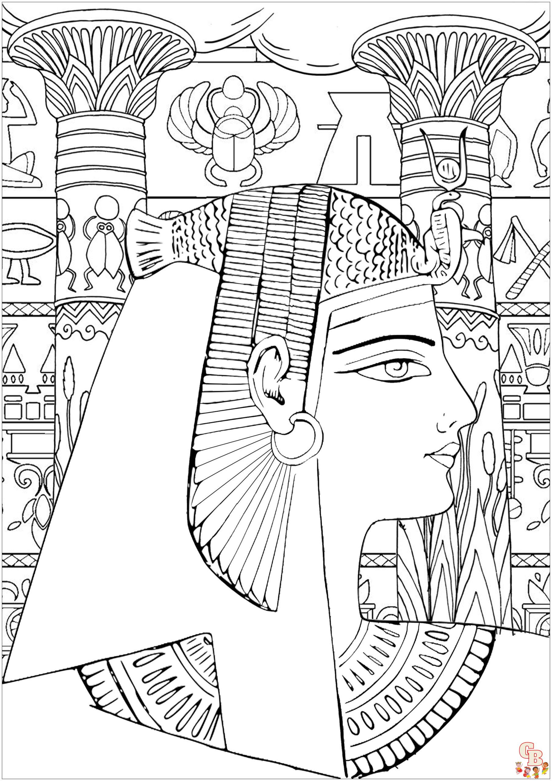 Coloriage Egypte