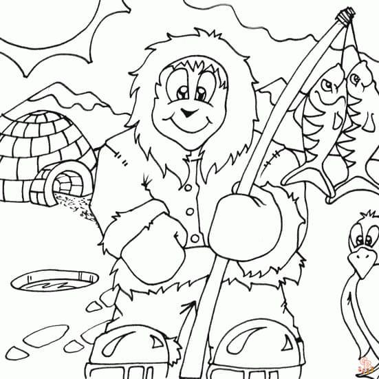 Coloriage Inuits
