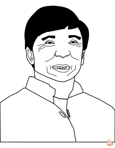 Coloriage Jackie Chan