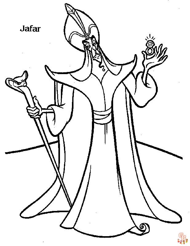 Coloriage Jafar
