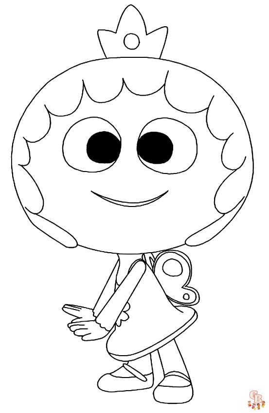 Coloriage Jelly Jamm