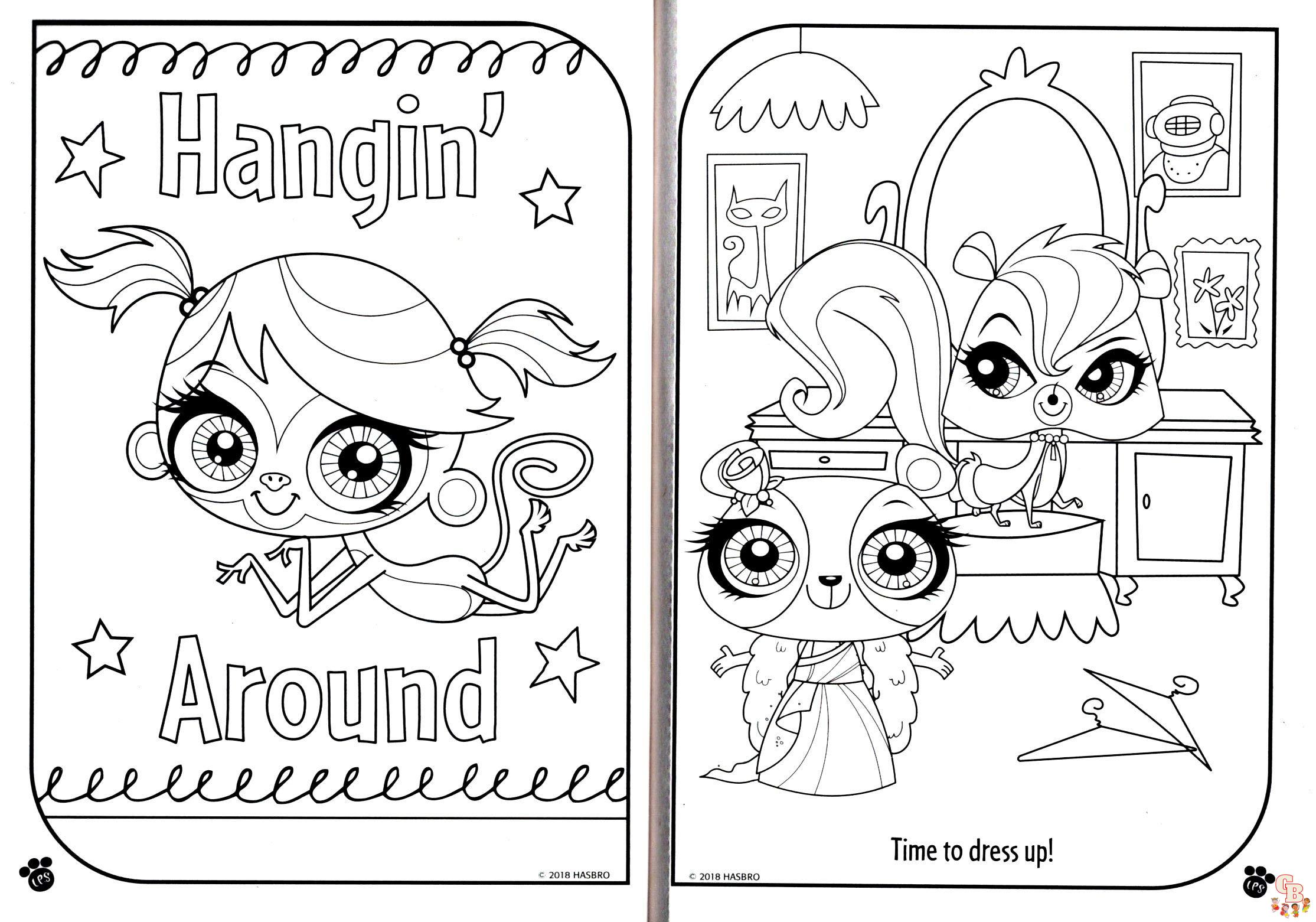 Coloriage Littlest Pet Shop A World Of Our Own