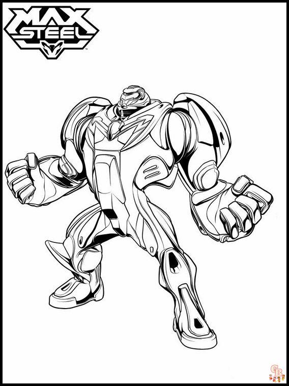 Coloriage Max Steel