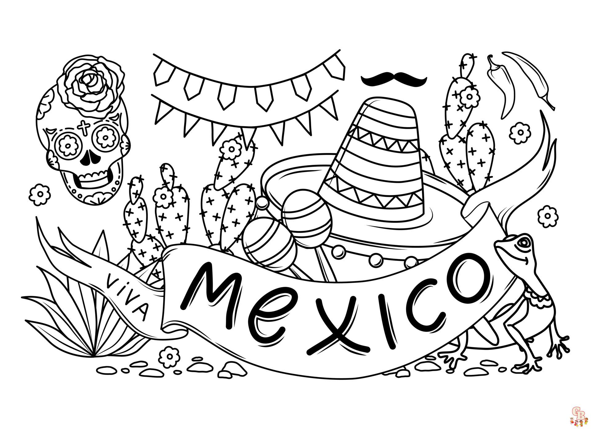 Coloriage Mexique