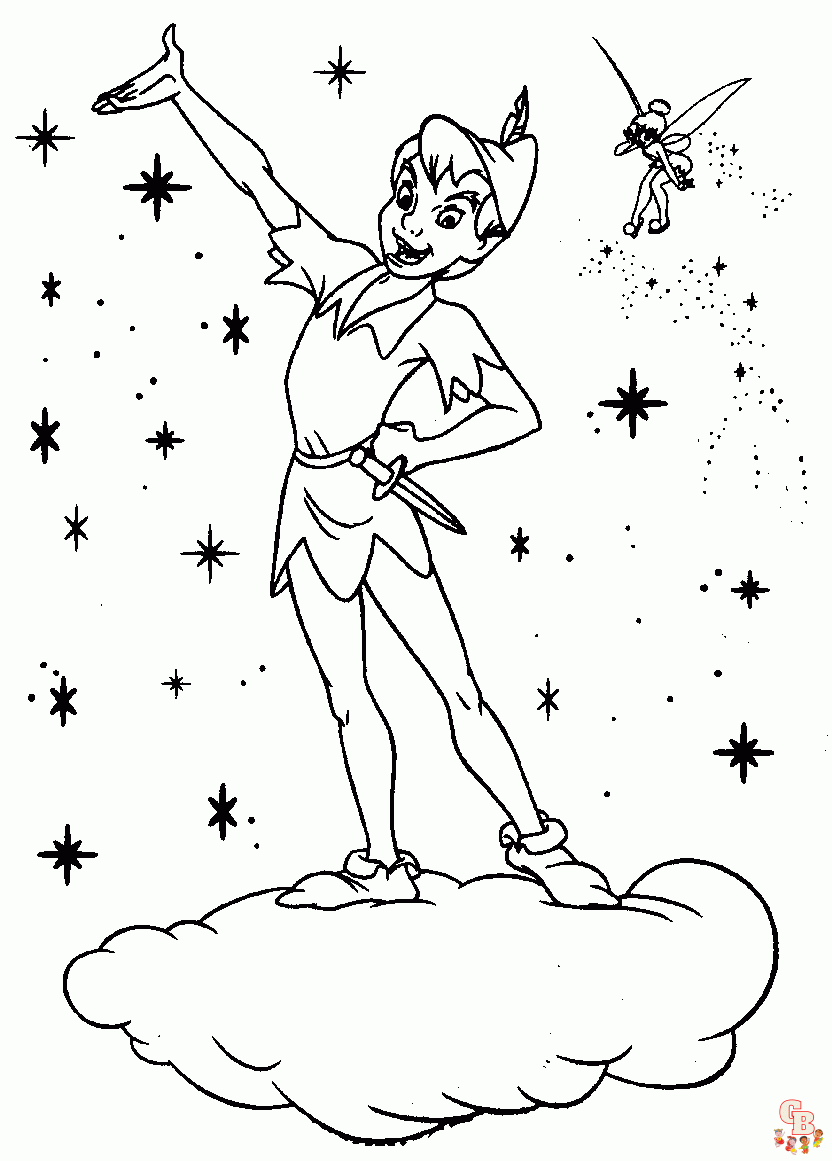 Coloriage Michael de Peter Pan