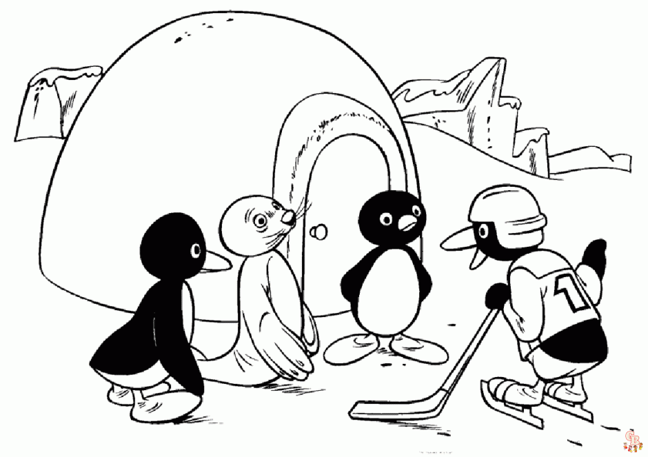 Coloriage Pingu