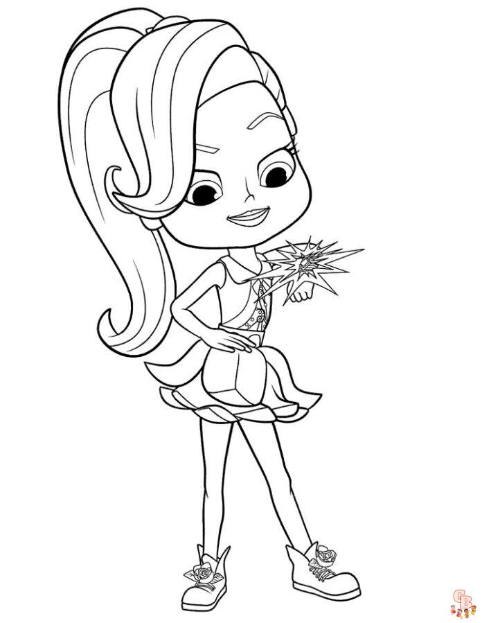 Rosie coloring page