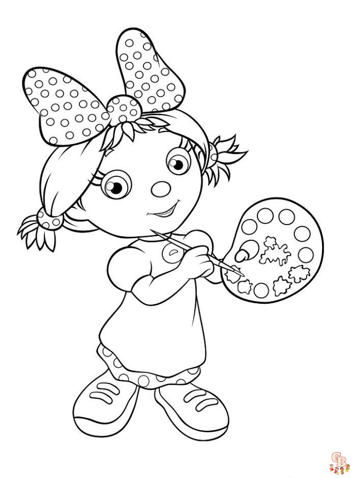 Rosie coloring page