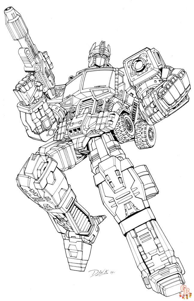 Coloriage Transformers prime Beast Hunters
